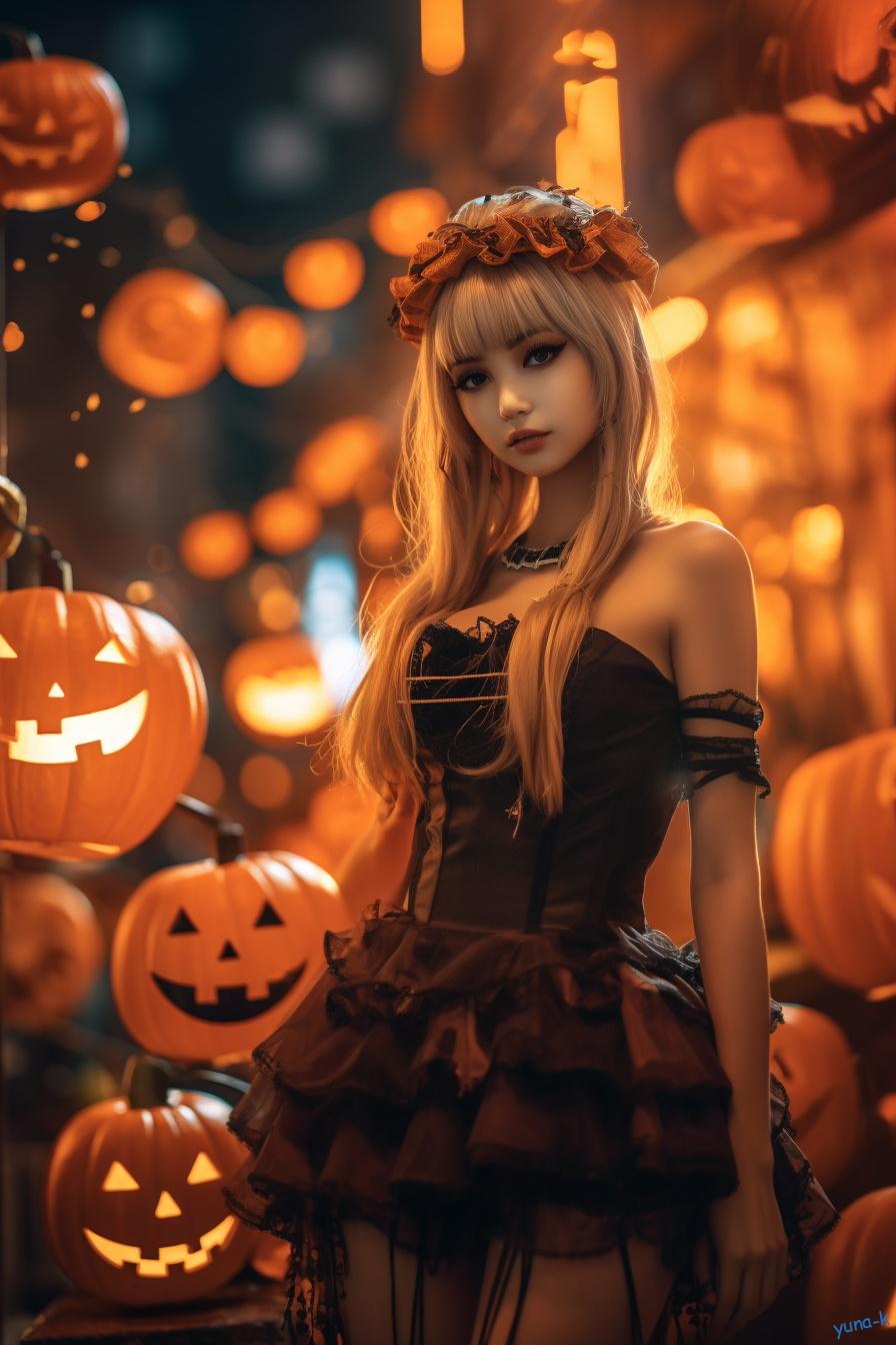 ハロウィンの夜のおねえさん