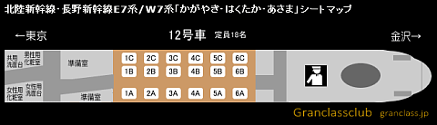 北陸新幹線 かがやき 《グランクラス》 に ご乗車