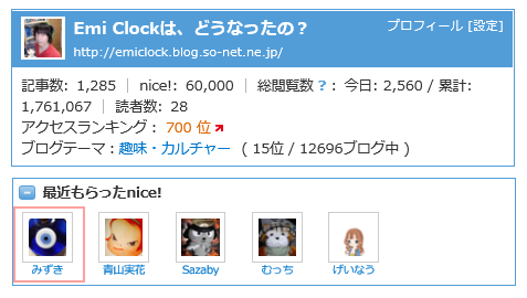 60,000 nice! キリ番