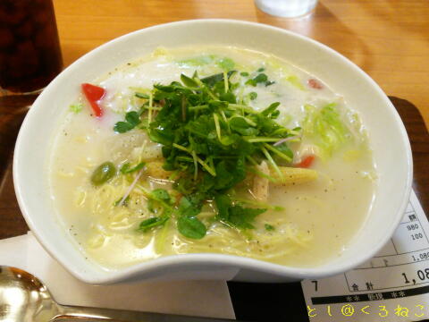 Vegeけなりぃ 参鶏湯 夏の野菜ラーメン