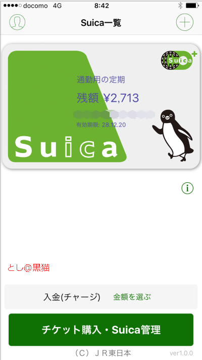 Suica定期券