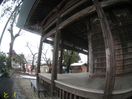 雪の定林寺