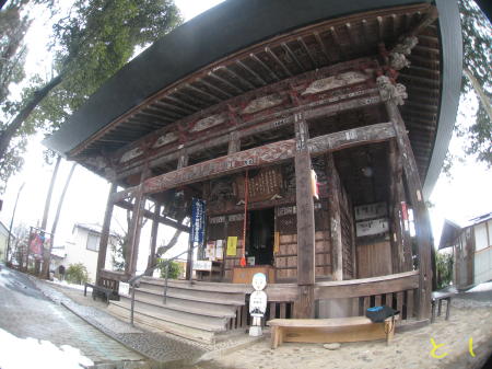 雪の定林寺