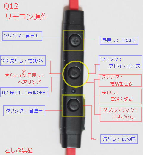 SoundPEATS Bluetooth イヤホン Q12