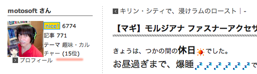 ブログテーマ・ランキング  15位