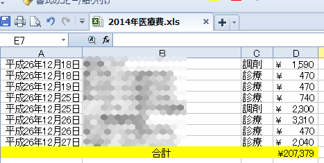 医療費控除確定申告で税金還付 