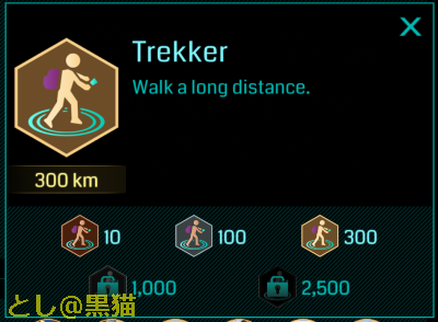 Trekker ゴールドメダル