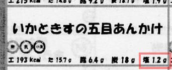 社畜食堂 塩分制限食 2017