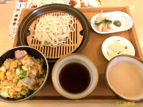 秋田無限堂 稲庭うどんと比内地鶏の親子丼