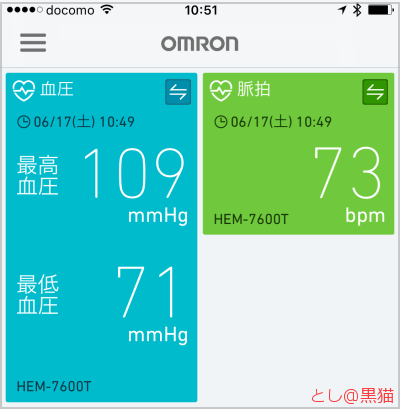 Blood pressure monitor - OMRON HEM-7600T