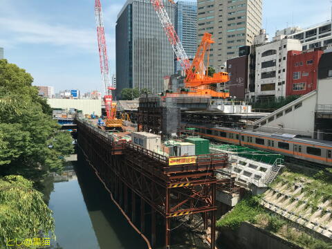 御茶ノ水駅のバリアフリー工事