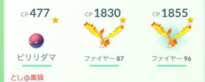 伝説のポケモン・ファイヤー 2匹目 ゲット