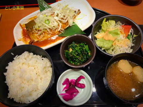 さかなや道場 さば味噌煮定食 ランチ