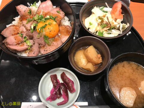 おさかな道場 ローストビーフ丼ランチ