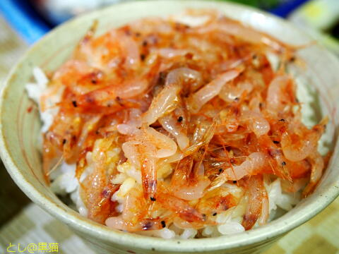 ミニ生桜えび丼