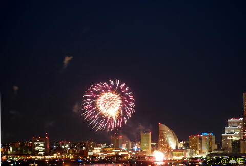 横浜開港祭 2017 花火 自宅バルコニーで鑑賞